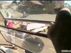 an innocent girl meets a sadistic camper who fucks her tied up