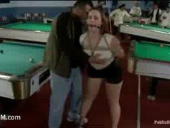 Appetite beauty used by strangers in the pool club