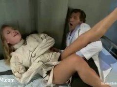 A lusty whore bound dominated in sex rehab