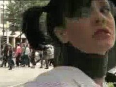 a very beautiful pigtailed babe fucked on the streets and in parks