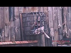 A devoted sub tortured with a scorching needle
