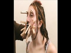 Amateur Redhead Samaras Humiliating Facial Punishment