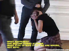 A sexy wife punished by her husband’s kinky friend