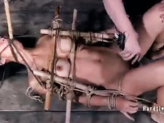 An Asian tramp is forced to feel the pleasure of orgasm repeatedly