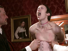 The House's slaves ensure all pussies and cocks are taken care of