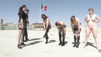 Slaves trained on the roof and sexually abused indoors